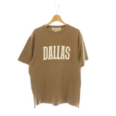 レミレリーフ REMI RELIEF DALLAS Tシャツ カットソー 半袖 ロゴ M モカ ホワイト /DO ■OSのサムネイル