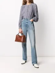 (新品) ZADIG&VOLTAIRE ザディグ・エ・ヴォルテール スター プリント チュニック シャツ ブラウス XS サイズのサムネイル