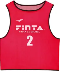フィンタ FINTA サッカー 昇華 JR ビブス 10 枚セット  FT3526 7100 レッドのサムネイル