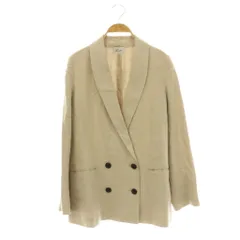 Lisiere L'Appartement リジェール アパルトモン Linen W Jacket ジャケット リネン ダブル ショールカラー 薄手 38 キナリ /HS ■OSのサムネイル