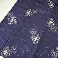 おまとめ専用　和服　正絹　乱菊文様　十日町(紬) 仕付け糸　早い者勝ち おまとめ専用 和服 正絹 乱菊文様 十日町(紬) 仕付け糸 早い者勝ち