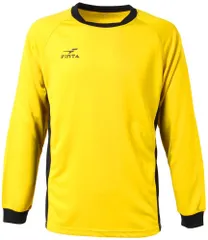 フィンタ FINTA サッカー キーパー3点セット ロングシャツ ハーフパンツ ストッキング ゴールキーパー 長袖シャツ 半ズボン くつ下 吸水速乾 大人用 ロンT 部活動 クラブ活動  FT5982 4100 イエローのサムネイル