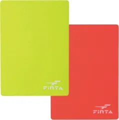 フィンタ FINTA サッカー 警告・退場カード イエローカード レッドカード 審判 危険行為 違反 プレー 部活動 クラブ活動 サークル 学生 社会人 大人 子ども 試合 練習  FT5986 -のサムネイル