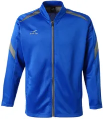 フィンタ FINTA フットサル JRトレーニングジャケット 上着 ジャージ 長袖 スリムシルエット フルジップ 子ども キッズ ジュニア 部活動 クラブ活動 サークル 学生 社会人 着替え  FT3010 2100 ブルーのサムネイル