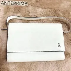 ANTEPRIMA アンテプリマ ショルダーウォレット Aマーク アイボリー系のサムネイル