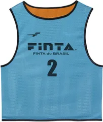 フィンタ FINTA サッカー 昇華 JR リバーシブルビブス 10 枚セット  FT3530 2261 サックスXオレンジのサムネイル
