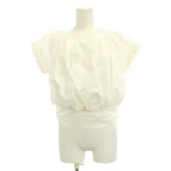 スタイルミキサー STYLEMIXER 25AW ショルダーギャザーシャツ ブラウス M 白 半袖 /JP42のサムネイル