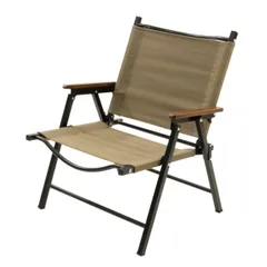 武田コーポレーション アウトドア チェア ローチェア オリーブ 54.4×62.8×71.5cm ウッドローチェア LCU23-53OVのサムネイル
