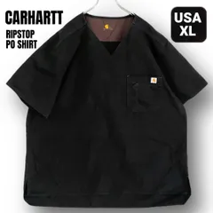 カーハート★リップストップ/スクラブトップ★Carhartt C15108★医療用ワークウェア★ブラック★USAメンズXL   #2607J117のサムネイル
