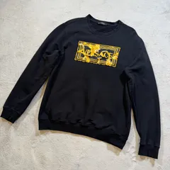 ヴェルサーチ VERSACE スウェット トレーナー M 黒 ブラック バロック ロゴ 刺繍 ワッペン メデューサ メンズ 国内正規品 ヴェルサーチジャパン A89518S A234889   18750のサムネイル