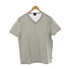ヒューゴボス HUGO BOSS Tシャツ M グレー 無地 Vネック 半袖 /JPのサムネイル