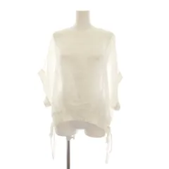 アデュートリステス ロワズィール ADIEU TRISTESSE LOISIR 23SS シアー ブラウス カットソー シースルー 半袖 ドルマンスリーブ リネン F 白 ホワイト B0132LFB642 /YM30のサムネイル