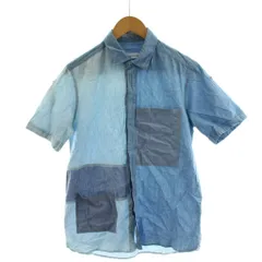 ラッドミュージシャン LAD MUSICIAN シャツ 半袖 46 青 ブルー /AN23 ■MAのサムネイル