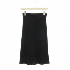 イザベルマラン ISABEL MARANT スカート 麻 リネン 36 黒 ブラック ひざ丈 タイト ニット 78056405006 /JPのサムネイル