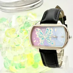 【新品電池】ANNASUI アナスイ レディース 腕時計 バタフライ 蝶 スクエア シルバー 7N01-0CK0 321446 新品ベルトのサムネイル