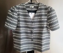 (新品)ウールモダン パータン パフ 半袖 ジャケットのサムネイル
