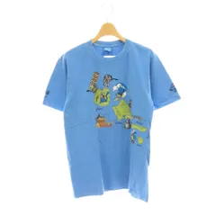 クレイジーシャツ Crazy Shirts クリバンキャット Tシャツ カットソー S ブルー マルチカラー /CX ■MAのサムネイル