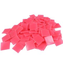 ダイヤモンドペイントグルークレイダイヤモンドペイントワックス スクエアダイヤモンドペイントペン ドリル泥 DIY ペイント接着剤粘土 5D ダイヤモンドペイントドリル刺繍クロスステッチツール 50個 2 x 2cm(カラー: レッド)