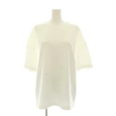 ノーブル NOBLE 24AW バックジップオーバーTシャツ カットソー 白 ホワイト オーバーサイズ 半袖 24070240606030 /YM10のサムネイル