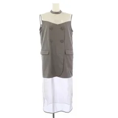 アメリヴィンテージ Ameri VINTAGE MEDI JACKET DOCKING SHEER ノースリーブジャケット シアー S グレー 02210530690 /KHのサムネイル