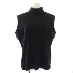 ザ リラクス THE RERACS TUXEDO COLLAR PULLOVER プルオーバー カットソー ノースリーブ 38 黒 ブラック 22SS-RECS-355L-J /TKのサムネイル