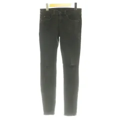 ラグ&ボーン RAG&BONE ダメージスキニーデニムパンツ ジーンズ 23 チャコールグレー /SS ■OSのサムネイル