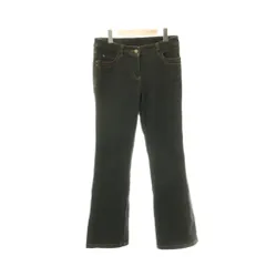 レリアン Leilian ストレッチ デニムパンツ ジッパーフライ コットン 9 黒 /NR ■OSのサムネイル