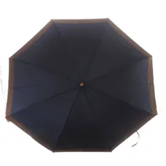 ランセル LANCEL 折りたたみ傘 雨傘 紺 ネイビー 茶色のサムネイル