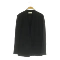 プラステ PLST ノーカラージャケット ストレッチ M ブラック /MY ■OSのサムネイル