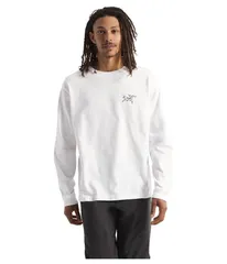 アークテリクス メンズ トップス シャツ コットン Arcteryx Kragg Cotton Long Sleeve White LightBla ホワイトのサムネイル