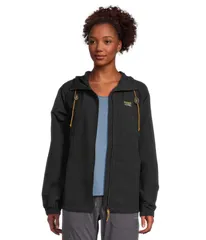 エルエルビーン レディース アウター コート ジャケット LLBean Mountain Classic FullZip Jacket Black ブラックのサムネイル