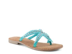 アズーラ レディース シューズ サンダル Azura Starry Sandal Blue ブルーのサムネイル