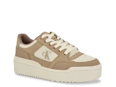 カルバンクライン レディース シューズ スニーカー プラットフォーム Calvin Klein Alondra Platform Sneaker Off WhiteBeige オフホワイトのサムネイル