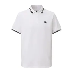 プレティグリーン メンズ トップス ポロシャツ Pretty Green Tipped Polo Mens White ホワイトのサムネイル