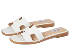 スティーブ マデン レディース シューズ サンダル Steve Madden Hadyn White Leather ホワイトのサムネイル