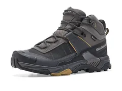 サロモン メンズ シューズ ブーツ・レインブーツ Salomon X Ultra 5 Mid Wide Goretex Dark Gull Gray グレーのサムネイル