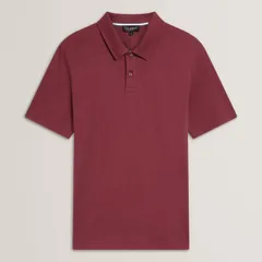 テッドベーカー メンズ トップス ポロシャツ Ted Baker Menshort Sleeve Polo Shirt Wine ワインのサムネイル