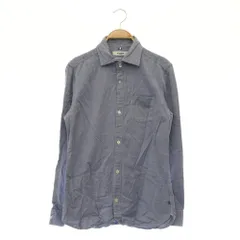 モルガンオム MORGAN HOMME L/Sシャツ 長袖 コットン M ブルー /MY ■OS ■ADのサムネイル