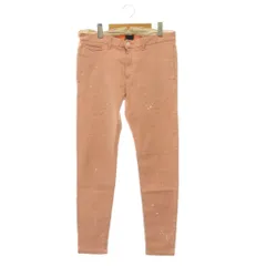 エーケーエム AKM × ビッグジョン BIGJOHN painted stretch twill tapered skinny パンツ テーパード ストレッチ L ピンク ホワイト P022 /DO ■OS ■SHのサムネイル