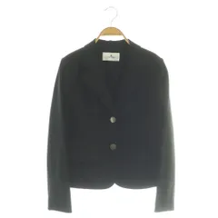 クレージュ courreges 背抜き テーラードジャケット シングル 38 ブラック /CX ■OSのサムネイル
