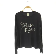 ジェラートピケ gelato pique 25SS レーヨンロゴロンT 長袖Tシャツ ルームウエア ONE ネイビー /MY ■OSのサムネイル