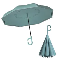 VERILADY 逆さ傘 逆折り式 ワンタッチ 晴雨兼用 さかさ傘 逆さま傘 自立 UVカット 軽量 超撥水 長傘 日傘 レディース メンズ おしゃれ 手離れC型手元 車用 反射テープ 濡れない傘 男女兼用 豪雨／梅雨／台風対応 0のサムネイル