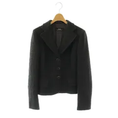 マックスマーラ ウィークエンドライン MAX MARA WEEKEND LINE ウールジャケット コート 40 チャコールグレー /SS ■OSのサムネイル