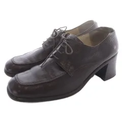 マーガレットハウエル MARGARET HOWELL レースアップ シューズ レザー 25cm 黒のサムネイル