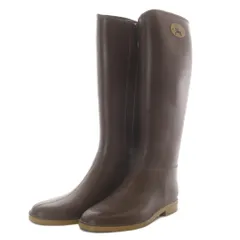 ダフナ DAFNA レインブーツ 長靴 フラット PVC UK6 ダークブラウン /YO19のサムネイル