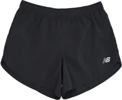 ニューバランス New Balance Sport Short 5インチ インナーなし レディース ショートパンツ ボトムス ウエスト調整 反射ロゴ ランニング トレーニング ジム フィットネス  WS51200 BK ブラックのサムネイル
