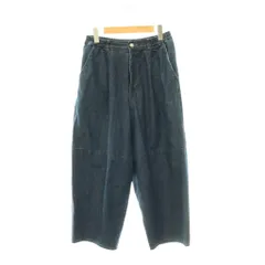 ズッカ zucca ワイドデニムパンツ ジーンズ ジッパーフライ M インディゴブルー /DO ■OSのサムネイル