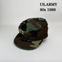 US.ARMY ATLAS HEADWEAR MILITARY 80s 1989 vintage ear cap 7.5 アトラスヘッドウェア ミリタリー カモフラ 迷彩 キャップ 帽子 耳当て 米軍 レア