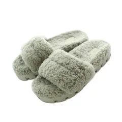 アグ オーストラリア UGG australia COZETTA CURLY スライドサンダル サンダル US7 24cm グレー もこもこ 厚底 1130838 /RI ■OSのサムネイル