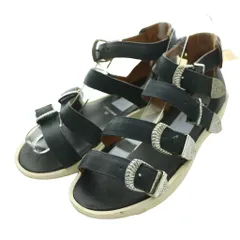 ゴールデングース GOLDEN GOOSE IMAN メタルストラップサンダル 38 紺 ネイビー /SS ■OSのサムネイル